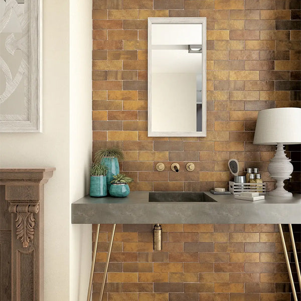 65x200mm Equipe Ceramicas - Artisan Gold