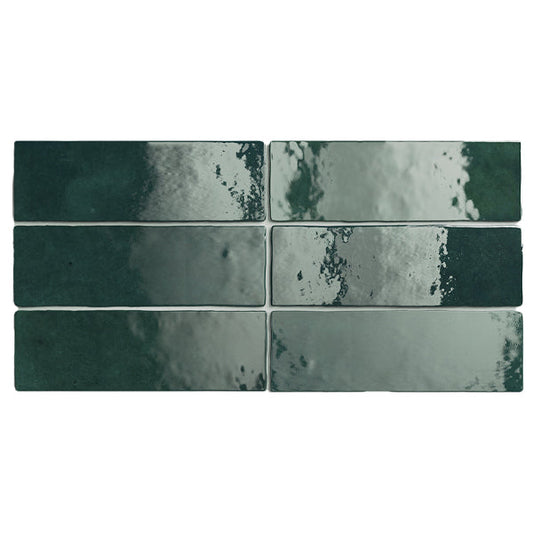 65x200mm Equipe Ceramicas - Artisan Moss Green