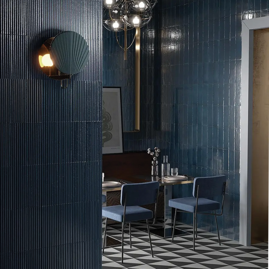 75x200mm Marazzi - Rice Blu Lux
