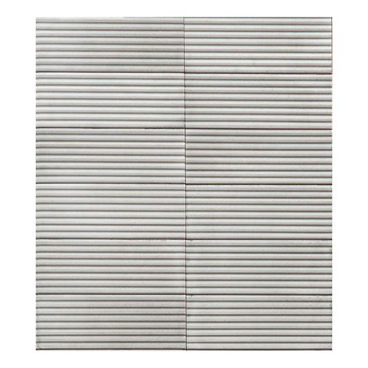 50x150mm Marazzi - Rice Grigio Struttura Pleat Lux