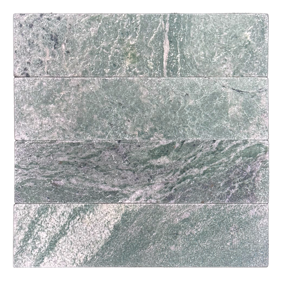 75x305mm EDS - Green Peacock Tumbled Marble