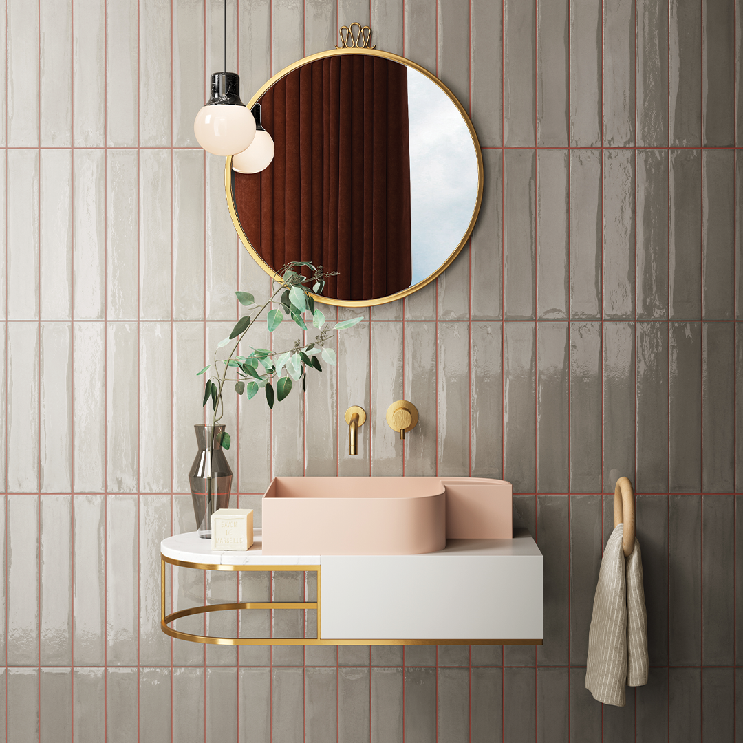 Elite Design Studio -  75x400mm Ceramica Del Conca - Frammenti Bricks Grigio