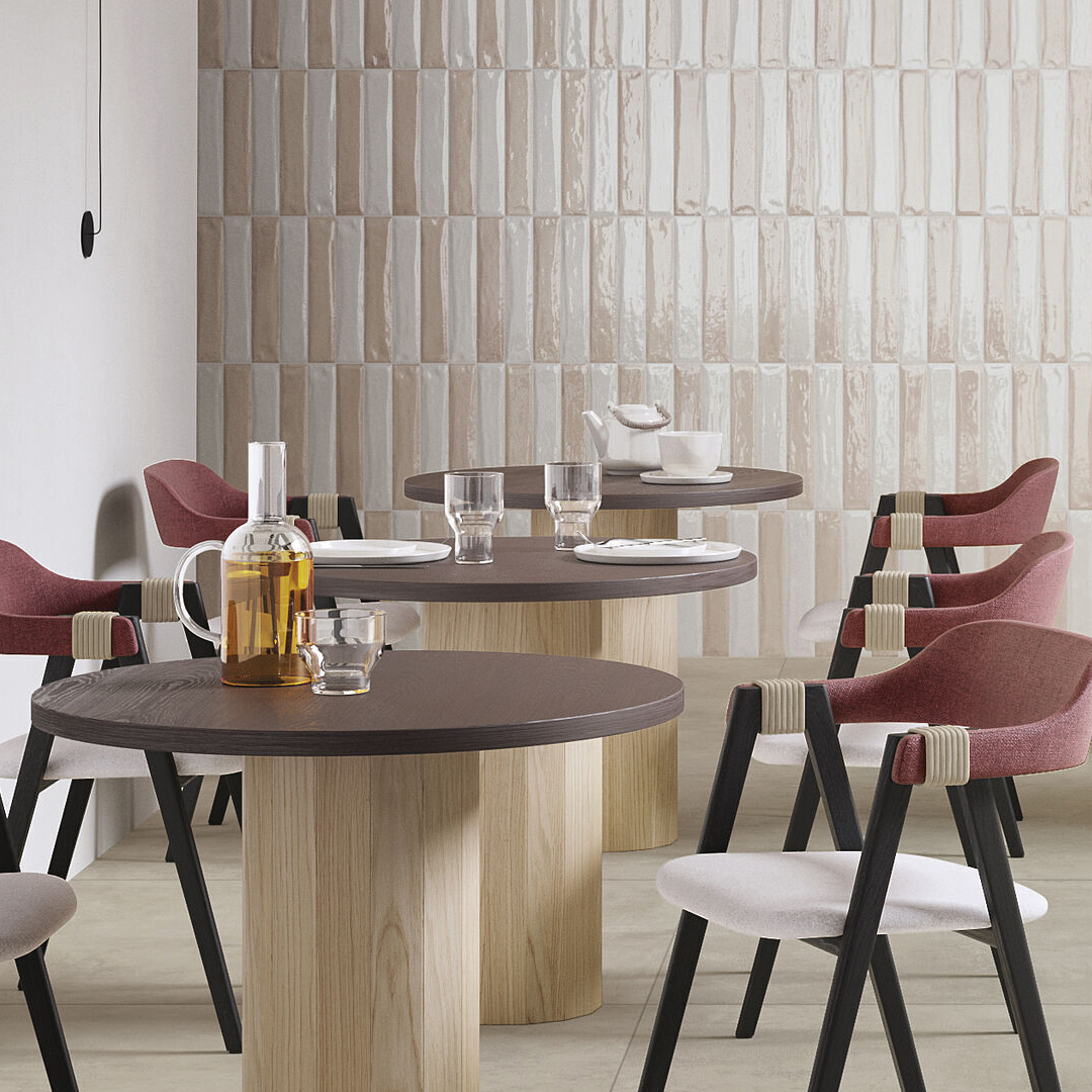 Elite Design Studio -  75x400mm Ceramica Del Conca - Frammenti Bricks Rosa
