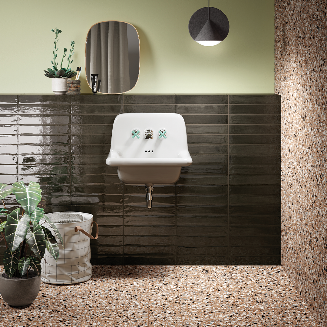 Elite Design Studio -  75x400mm Ceramica Del Conca - Frammenti Bricks Nero