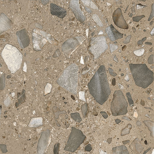 906x906mm Ceramica Fioranese - I Ciottoli Sassi Argilla Levigato