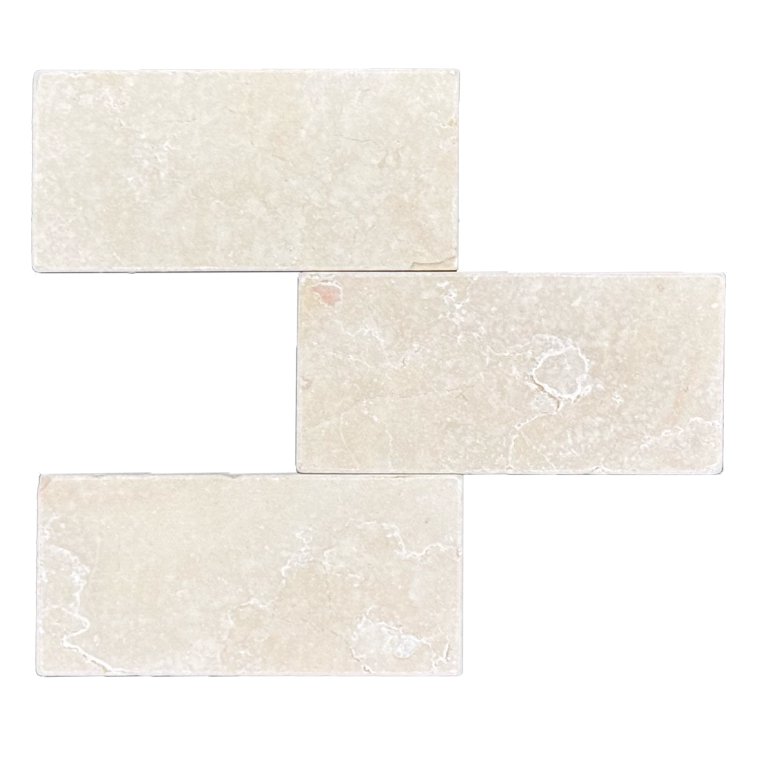 90x185mm EDS - Crema Marfil Tumbled Marble