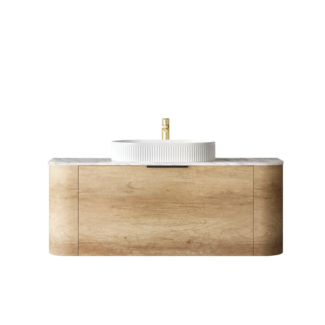 Otti - 1200wx450hx450d Bondi Oak 1200mm Natural Oak Wall Hung Vanity (Cabinet Only)