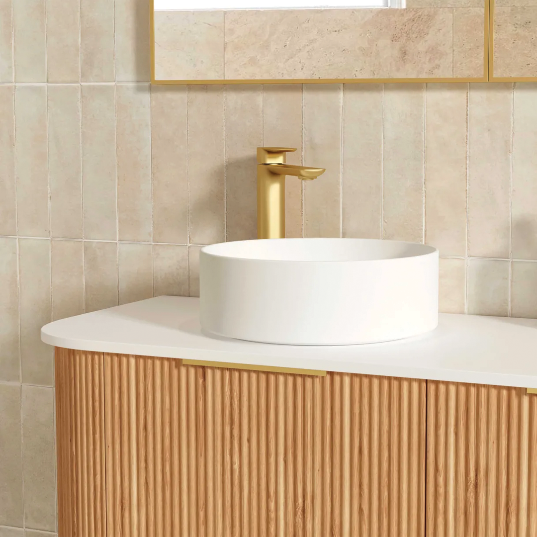 Otti - 1800wx450hx450d Bondi 1800mm Woodland Oak Fluted Wall Hung Vanity (Cabinet Only)