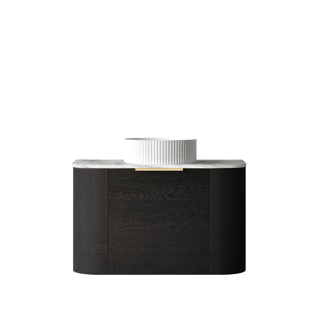 Otti - 750wx450hx450d Bondi Oak 750mm Black Oak Wall Hung Vanity (Cabinet Only)