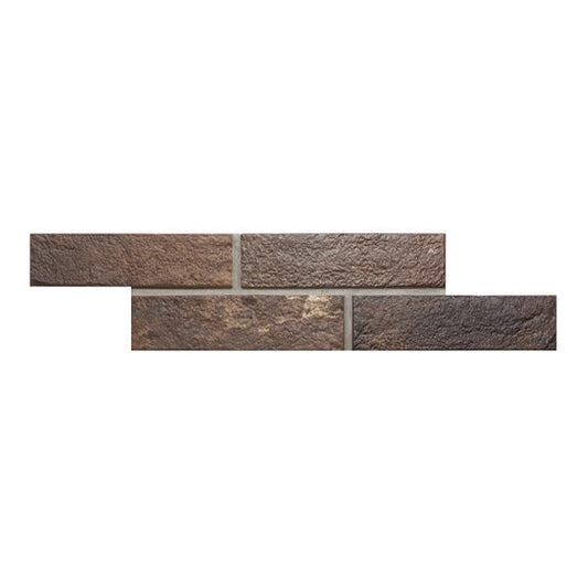 60x250mm Rondine - Bristol Umber Bricks