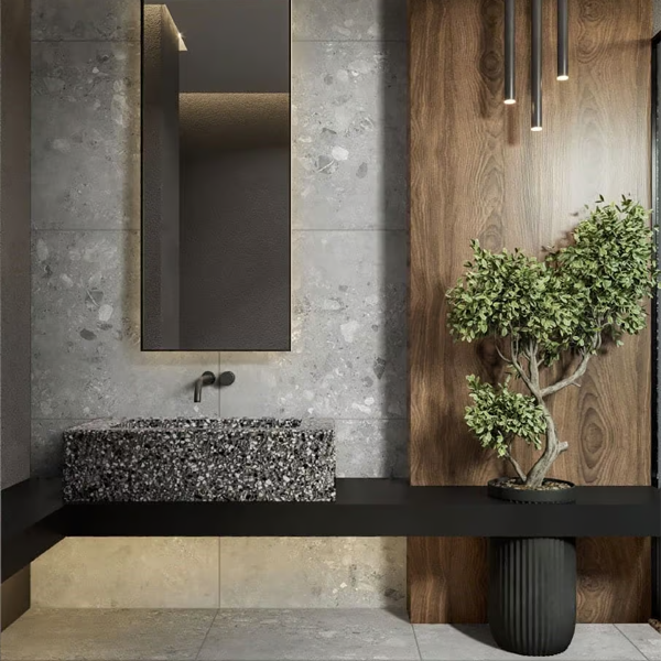 600x600mm Capucino Ceramics - Cosmo Grey