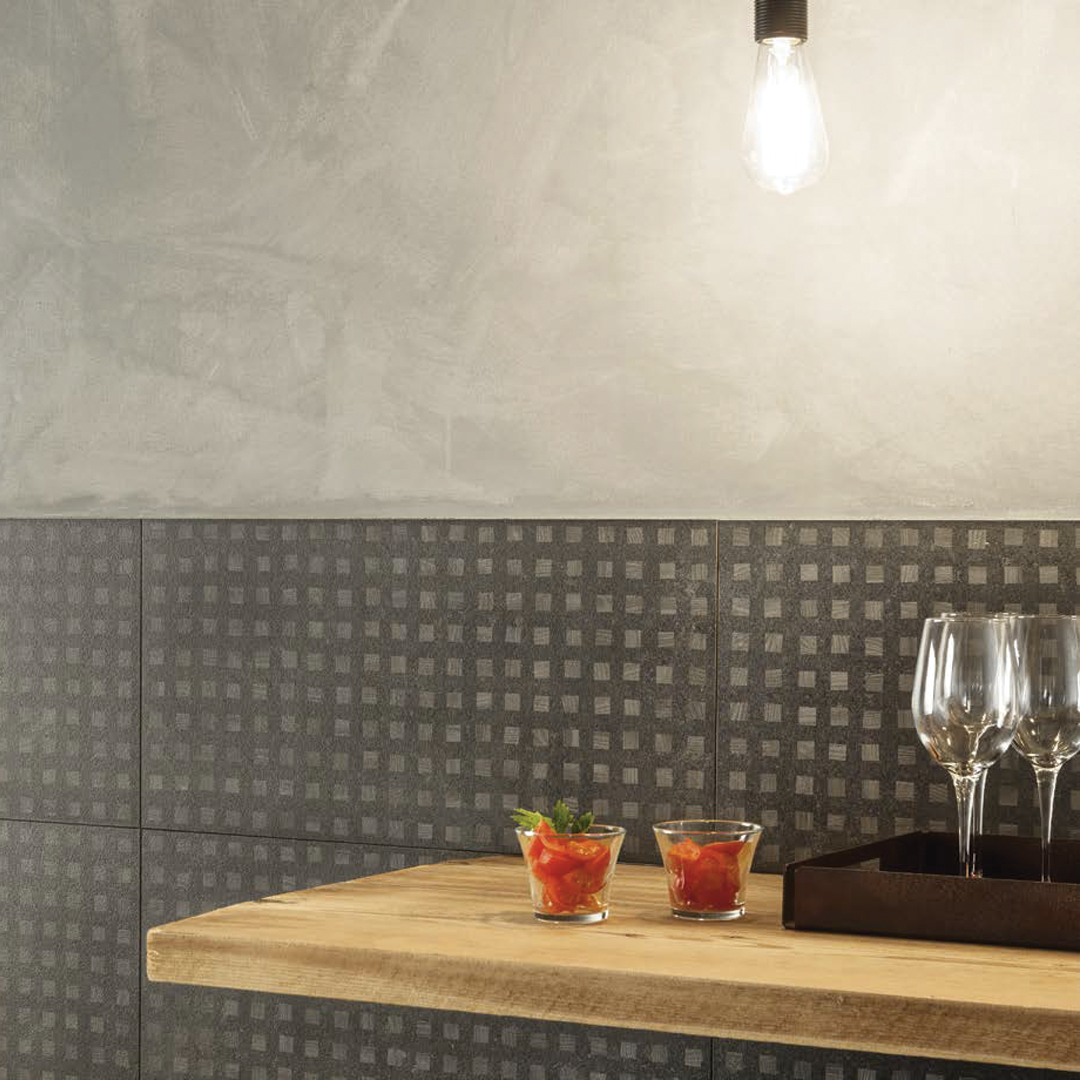 300x600mm Ceramiche Piemme - Bits & Pieces Pitch Black Quad