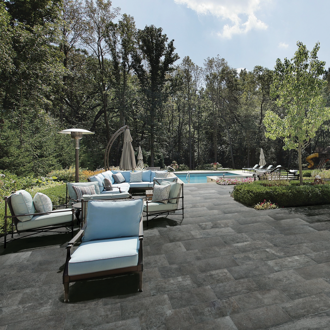 598x598mm Ceramiche Piemme - Castlestone Black