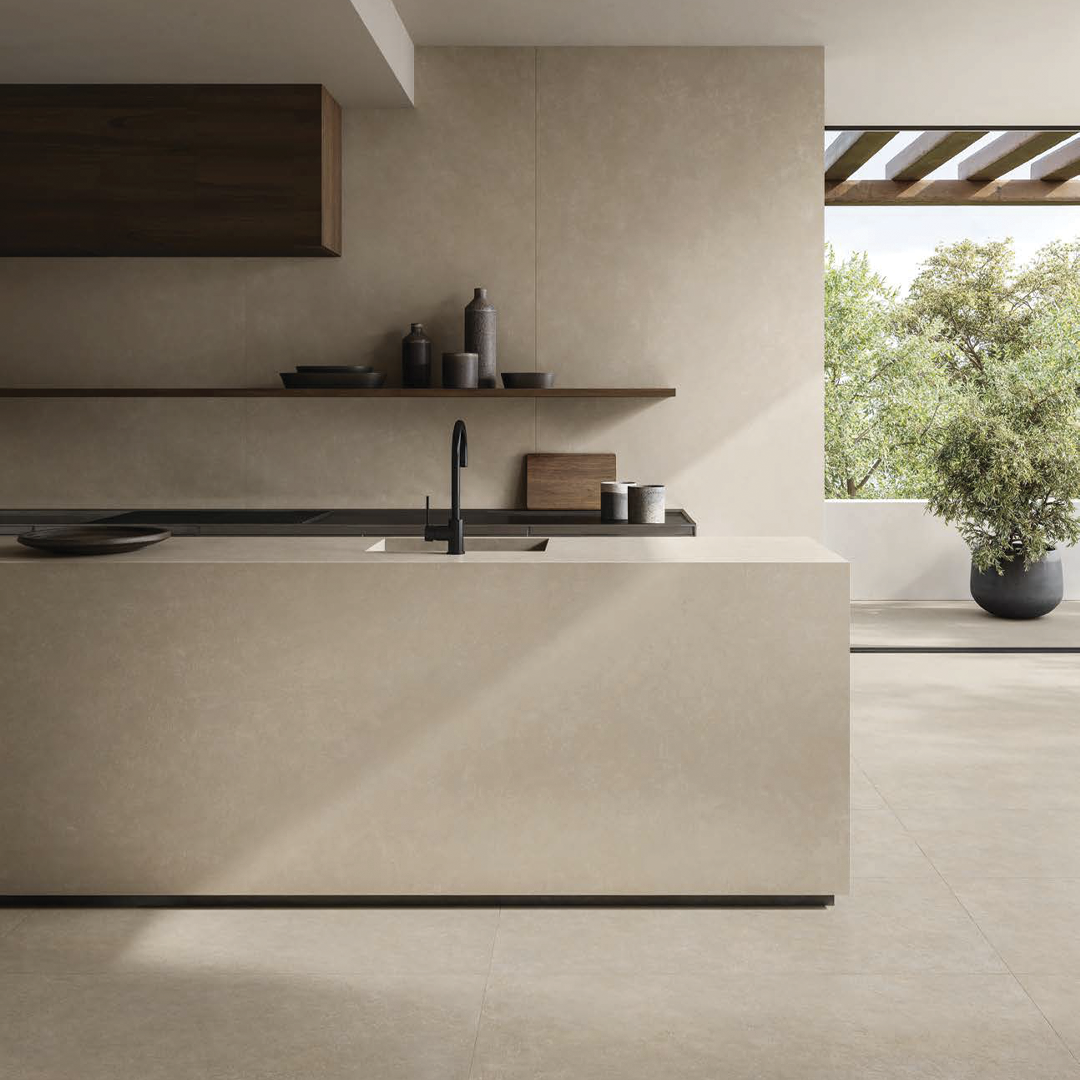 1198x1198mm Ceramiche Piemme - Cement Vibes Fango Resin