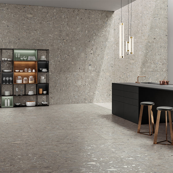 600x1200mm Cercom Ceramiche - Ceppo Grigio