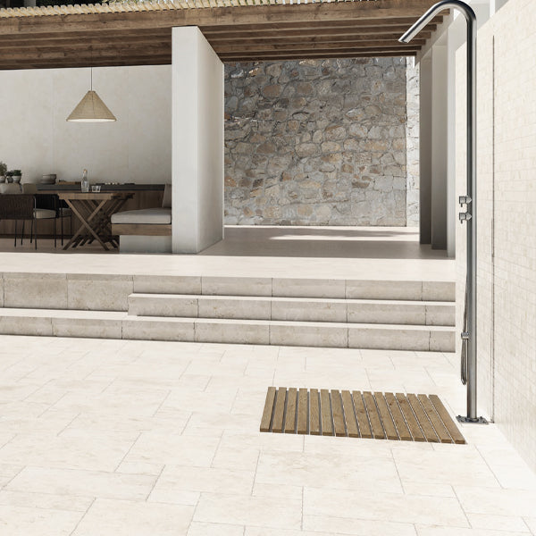 Cerdomus - Tibur Cross-Cut Bianco Modular (French Pattern)