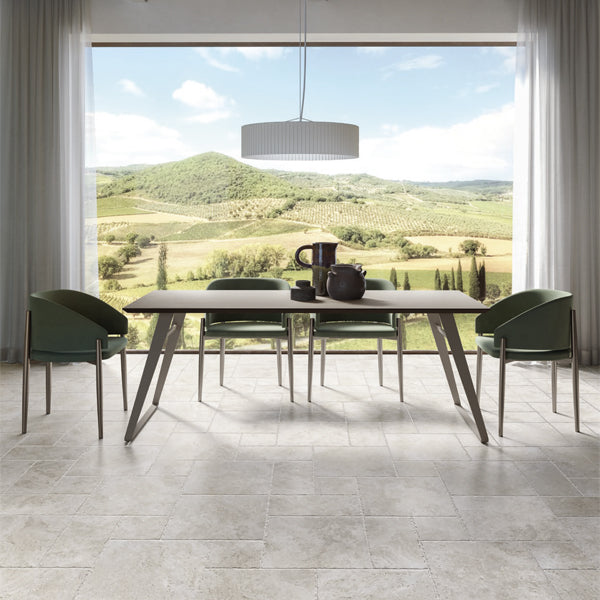 200x400mm Cerdomus - Tibur Cross-Cut Grigio
