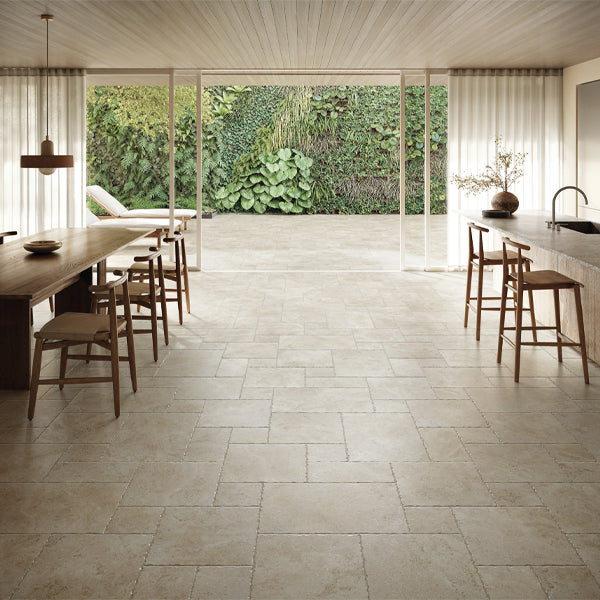 400x400mm Cerdomus - Tibur Cross-Cut Tufo