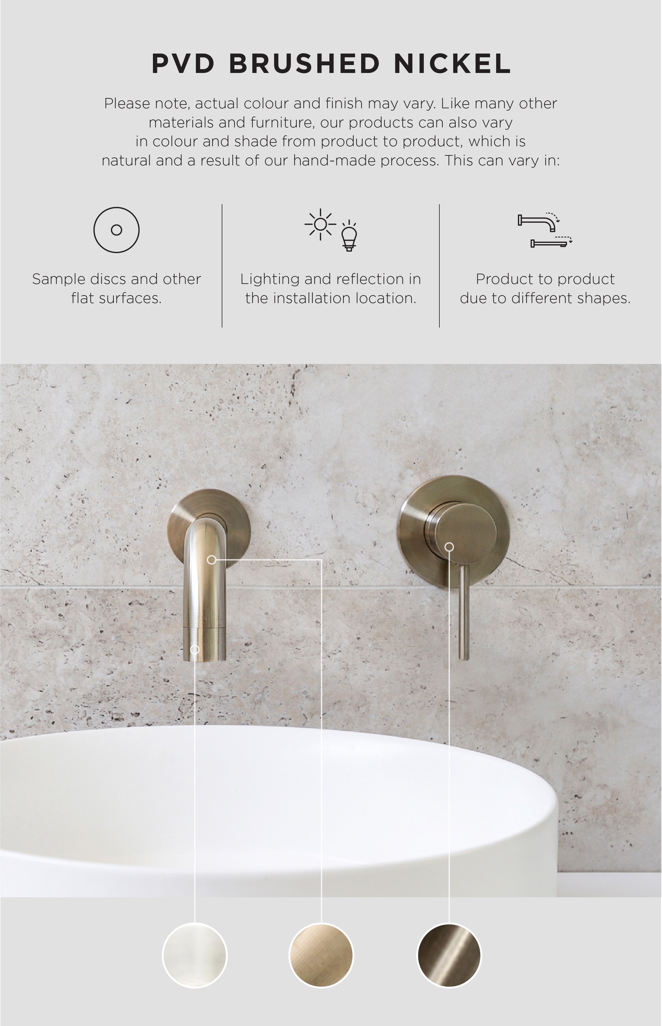 Meir Round Soap Dispenser PVD Brushed Nickel