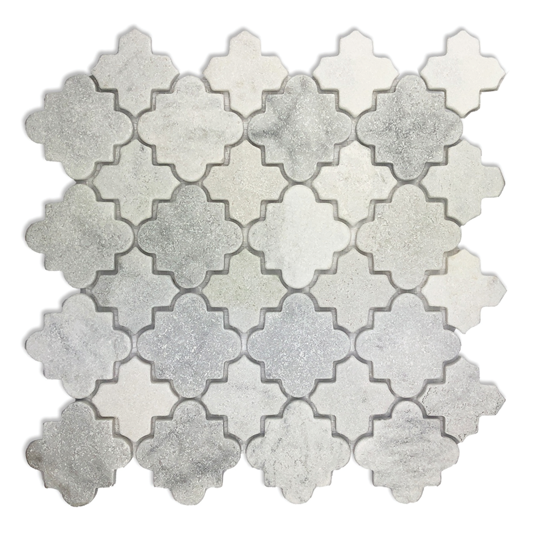 310x310mm EDS - Damascus Carrara Marble Mosaic