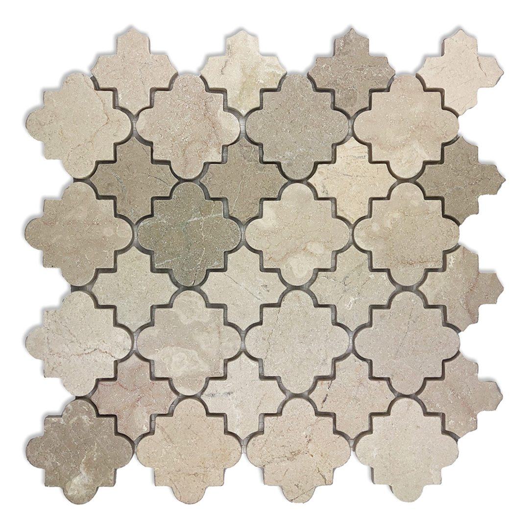 310x310mm EDS - Damascus Crema Marfil Marble Mosaic