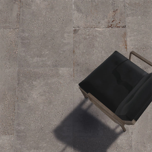 600x600mm Energieker - Stone Cement Anthracite