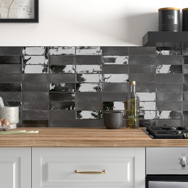 50x150mm Equipe Ceramicas - Coco Black Matt