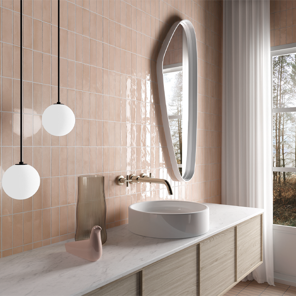 50x150mm Equipe Ceramicas - Coco Orchard Pink Gloss