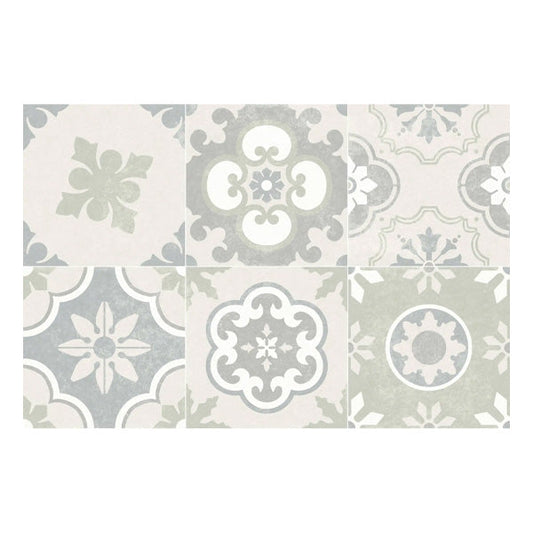 147x147mm Estudio Ceramico - Hamptons North Haven Patchwork