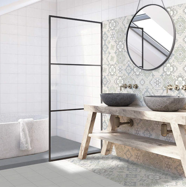 147x147mm Estudio Ceramico - Hamptons North Haven Patchwork
