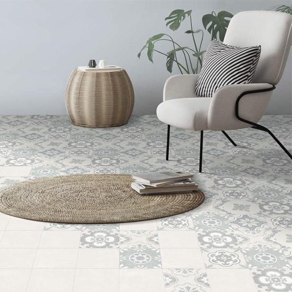 147x147mm Estudio Ceramico - Hamptons North Haven Patchwork