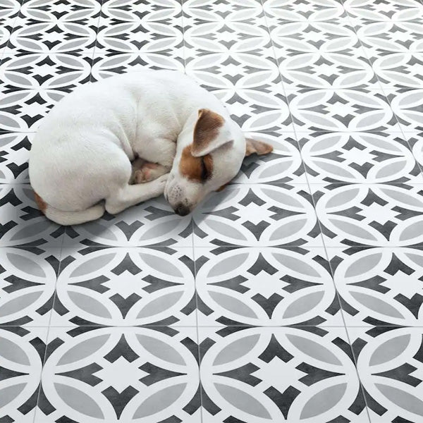 150x150mm Estudio Ceramico - Frame15 Star B&W