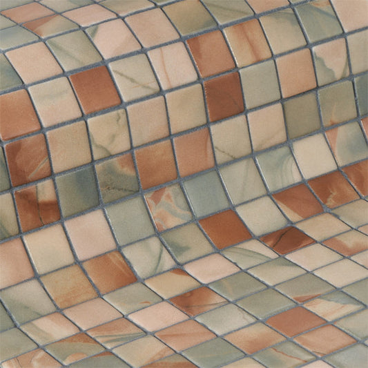 312x495mm Ezarri Pool Mosaic - Aquarelle Effect 25mm Safe (Anti-Slip)