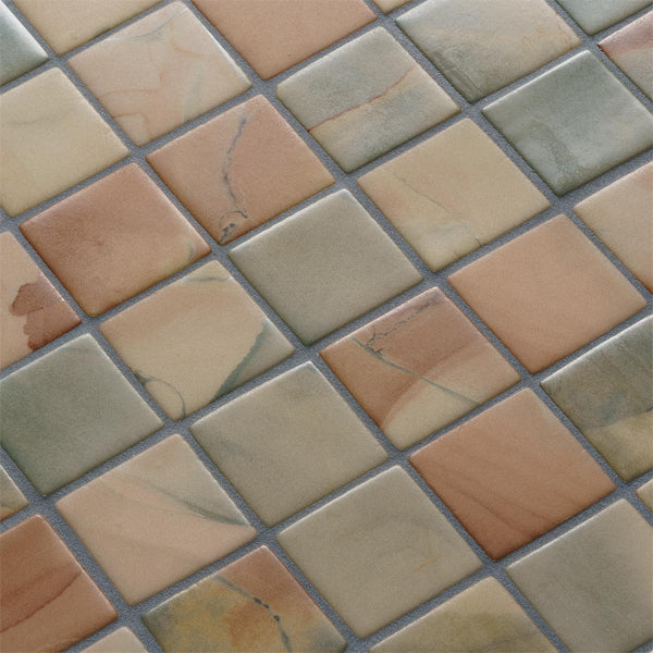 365x365mm Ezarri Pool Mosaic - Aquarelle Effect 50mm Safe (Anti-Slip)