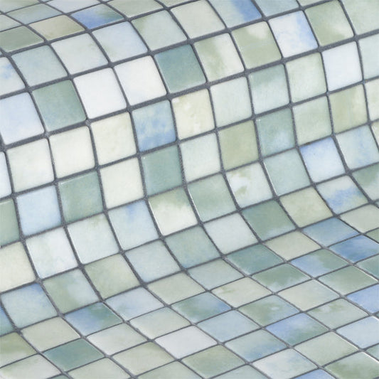 312x495mm Ezarri Pool Mosaic - Aquarelle Fluid 25mm Safe (Anti-Slip)