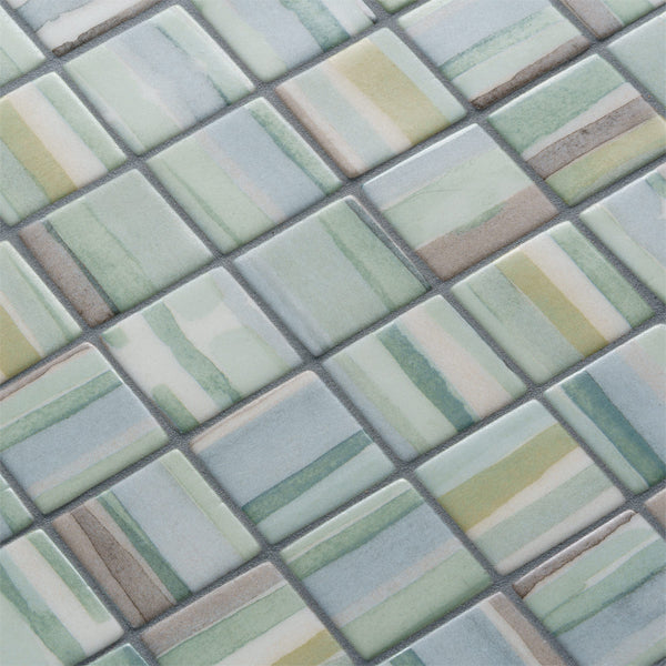 365x365mm Ezarri Pool Mosaic - Aquarelle Pigment 50mm Safe (Anti-Slip)