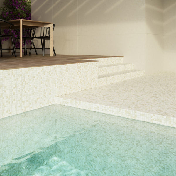 312x495mm Ezarri Pool Mosaic - Aquarelle Sponge 25mm Safe (Anti-Slip)