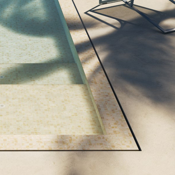 312x495mm Ezarri Pool Mosaic - Aquarelle Wet-in-Wet 25mm Safe (Anti-Slip)