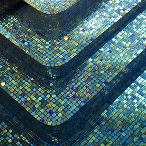 312x495mm Ezarri Pool Mosaic - Cocktail Alexander 25mm Gloss