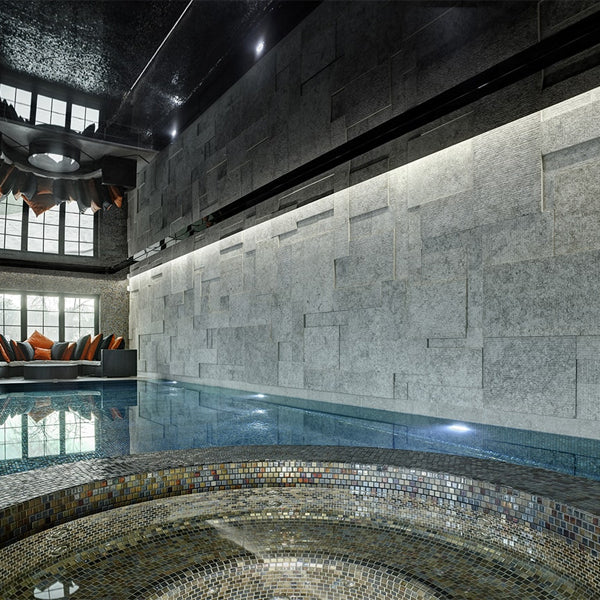 312x495mm Ezarri Pool Mosaic - Cocktail Alexander 25mm Gloss