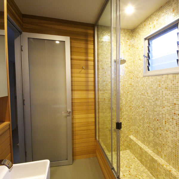 312x495mm Ezarri Pool Mosaic - Cocktail Bellini 25mm Gloss