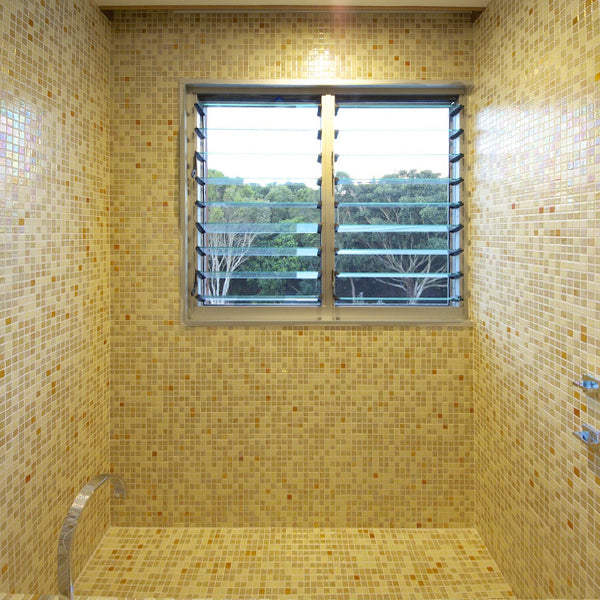 312x495mm Ezarri Pool Mosaic - Cocktail Bellini 25mm Gloss