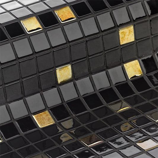 312x495mm Ezarri Pool Mosaic - Cocktail Eclipse 25mm Gloss