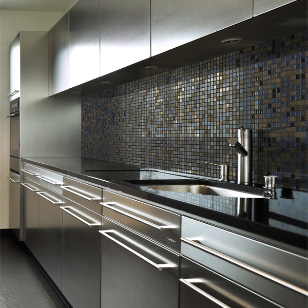 312x495mm Ezarri Pool Mosaic - Cocktail Kir Royal 25mm Gloss