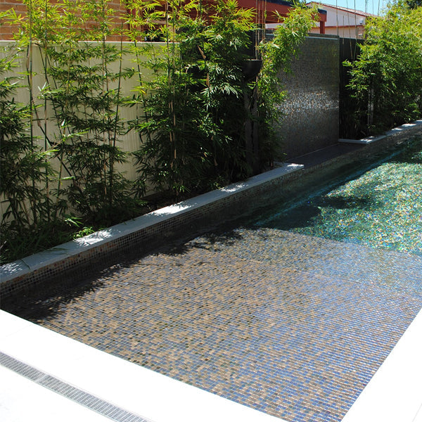 312x495mm Ezarri Pool Mosaic - Cocktail Kir Royal 25mm Gloss