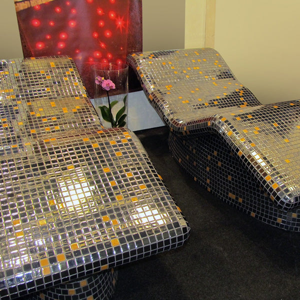 312x495mm Ezarri Pool Mosaic - Cocktail Margarita 25mm Gloss