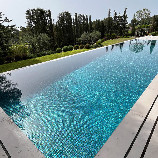 312x495mm Ezarri Pool Mosaic - Cocktail Tomahawk 25mm Gloss