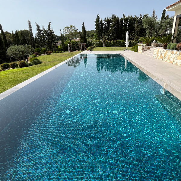 312x495mm Ezarri Pool Mosaic - Cocktail Tomahawk 25mm Gloss