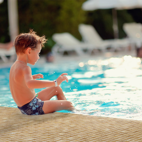 312x495mm Ezarri Pool Mosaic - Gemma Berilo 25mm Gloss