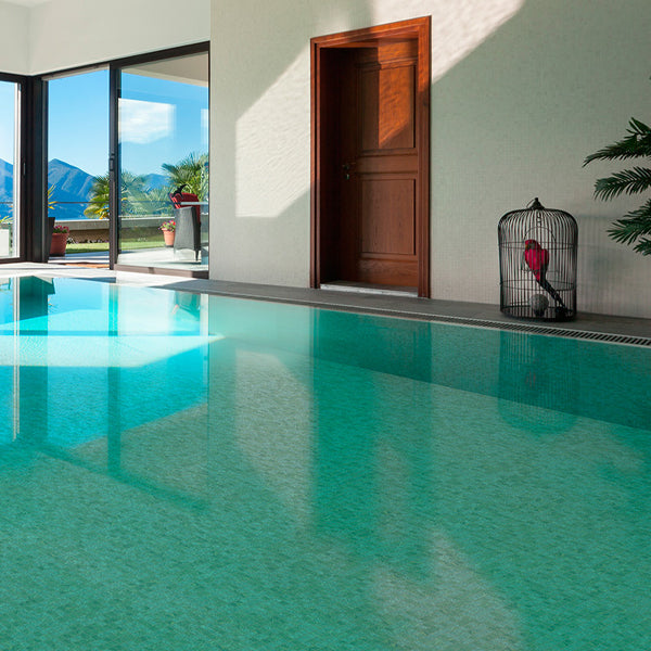 312x495mm Ezarri Pool Mosaic - Gemma Peridot 25mm Gloss